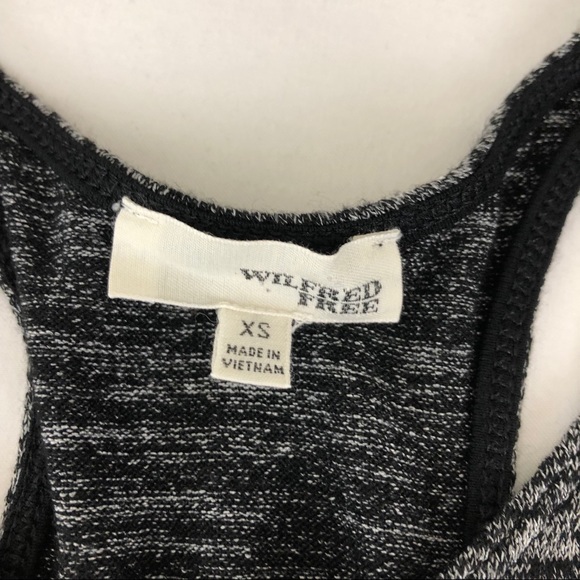 Wilfred Free Aritzia Racerback Crop Tank Gray - XS - Picture 4 of 4